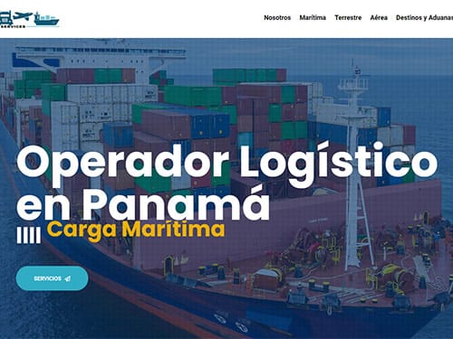 diseño web en Panamá para empresas logisticas