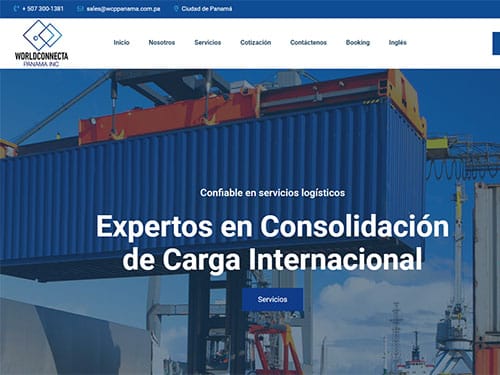 paginas web para empresa logistica panama