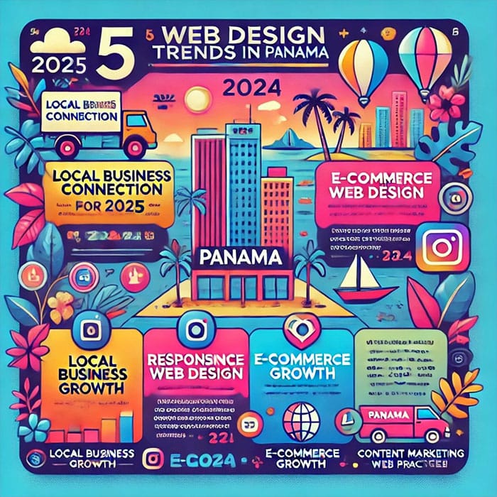 Tendencias diseño web Panamá 2025