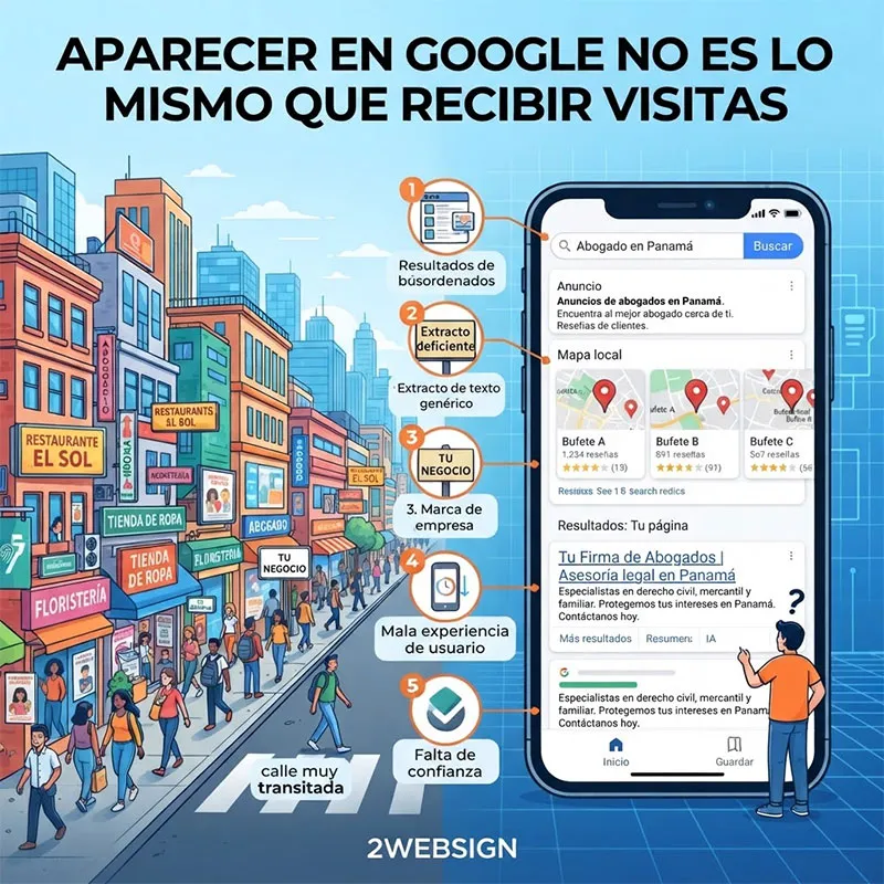 Aparecer en Google Panama